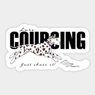 Dalmatian Lure Coursing liver Sticker